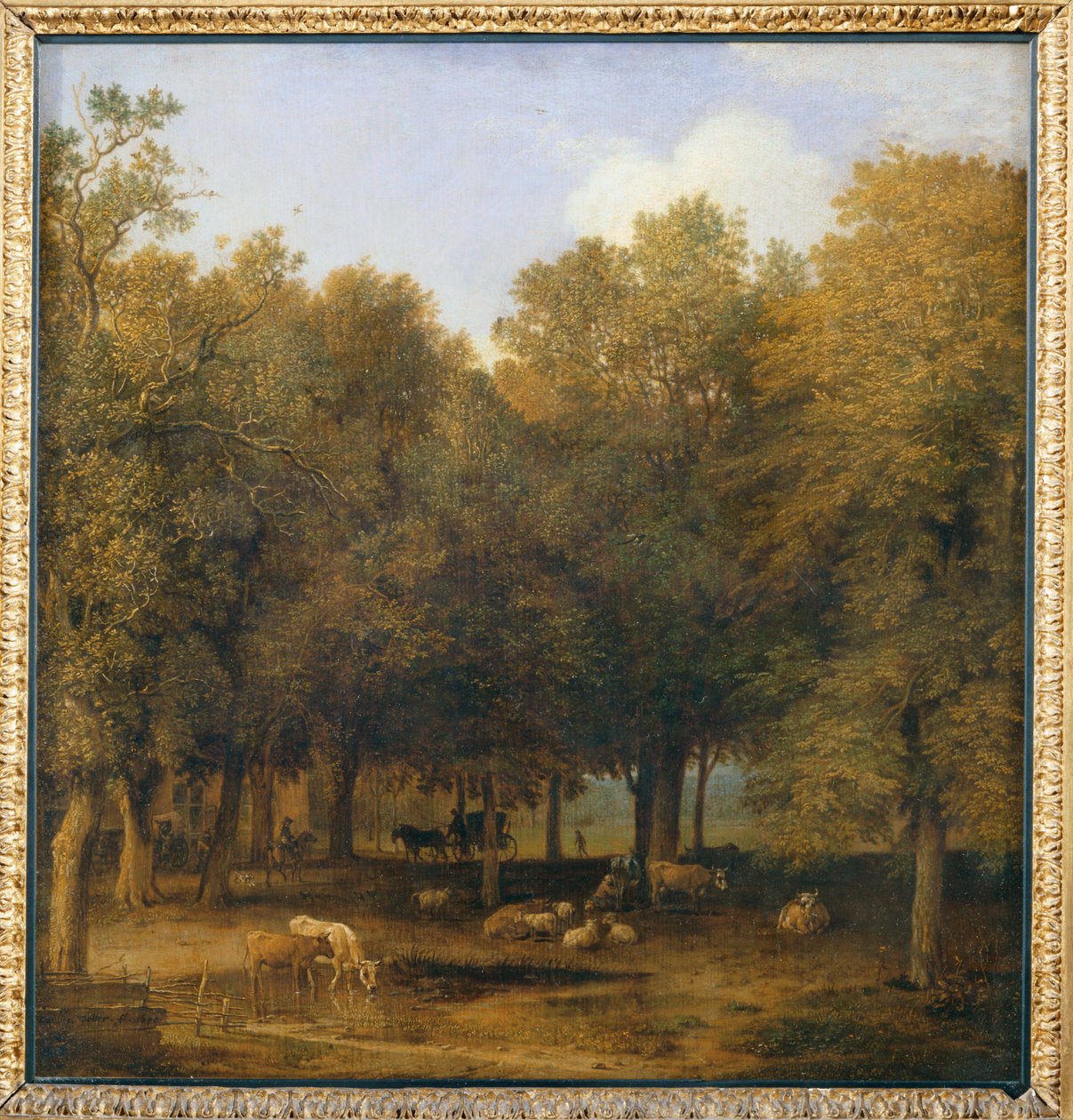 Le Bois de La Haye. 1650 ... av Paulus (attr.to) Potter