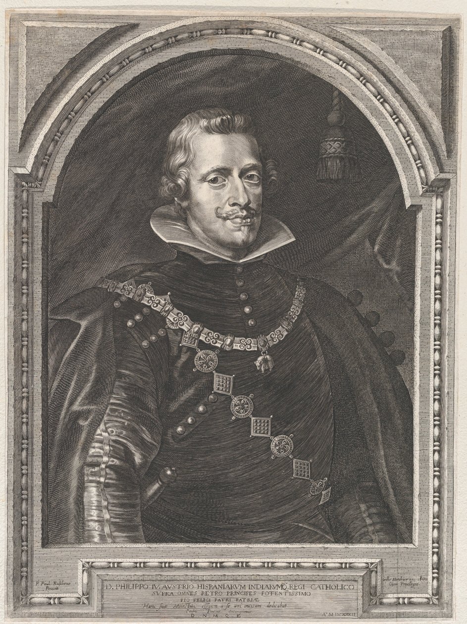 Porträtt av Filip IV, 1630, 1630. av Paulus Pontius