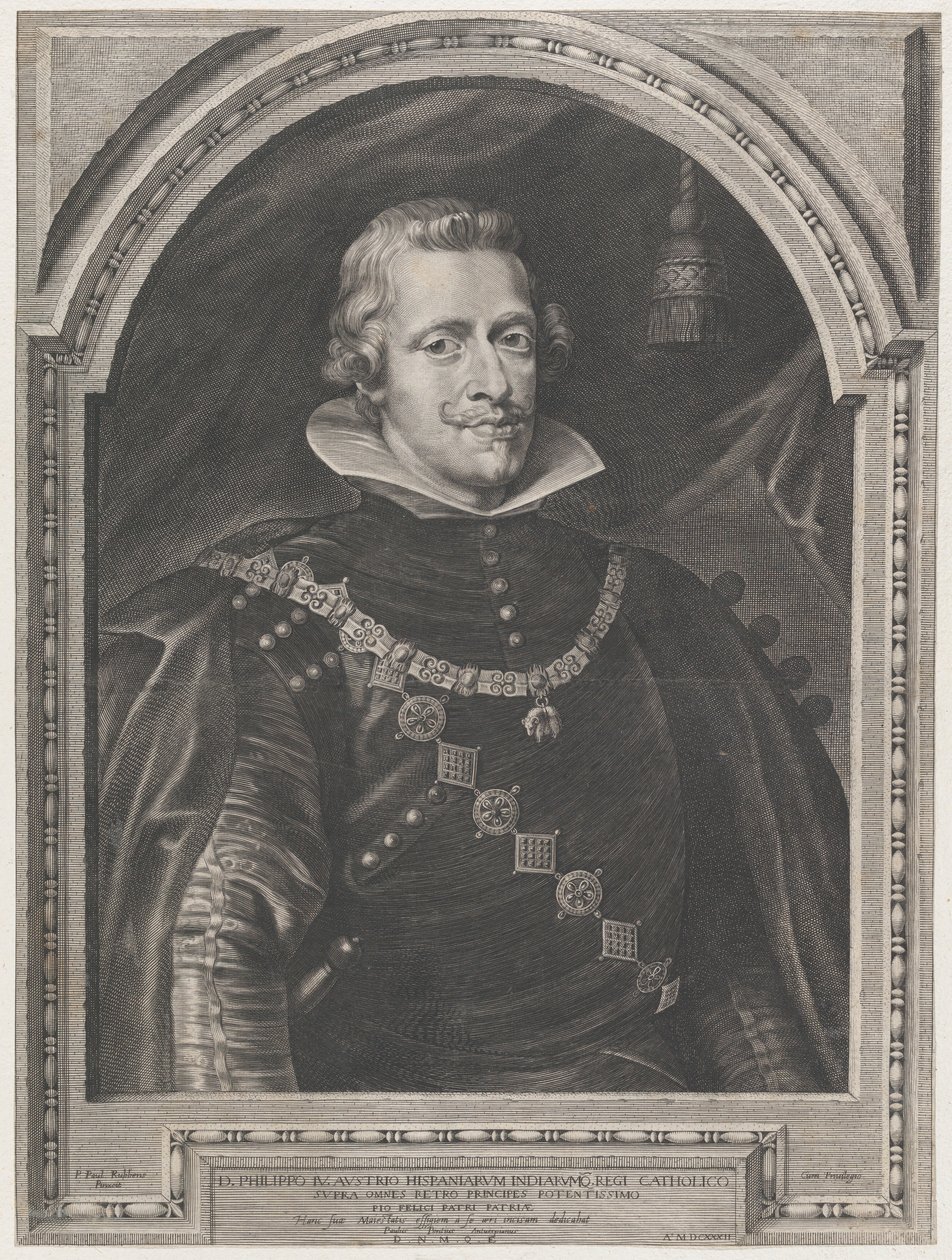 Porträtt av Filip IV, 1630, 1630. av Paulus Pontius