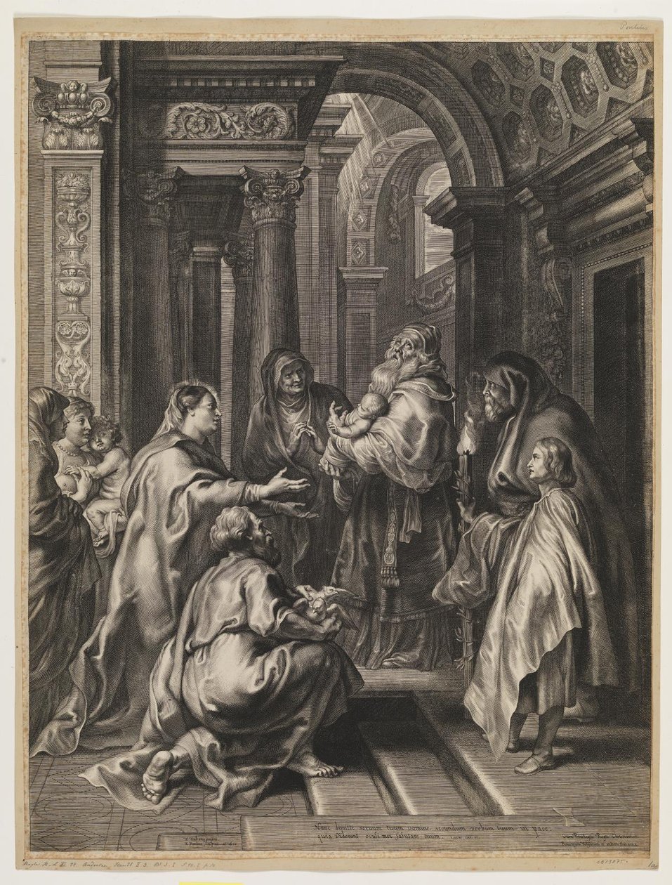 Presentationen i templet av Paulus Pontius
