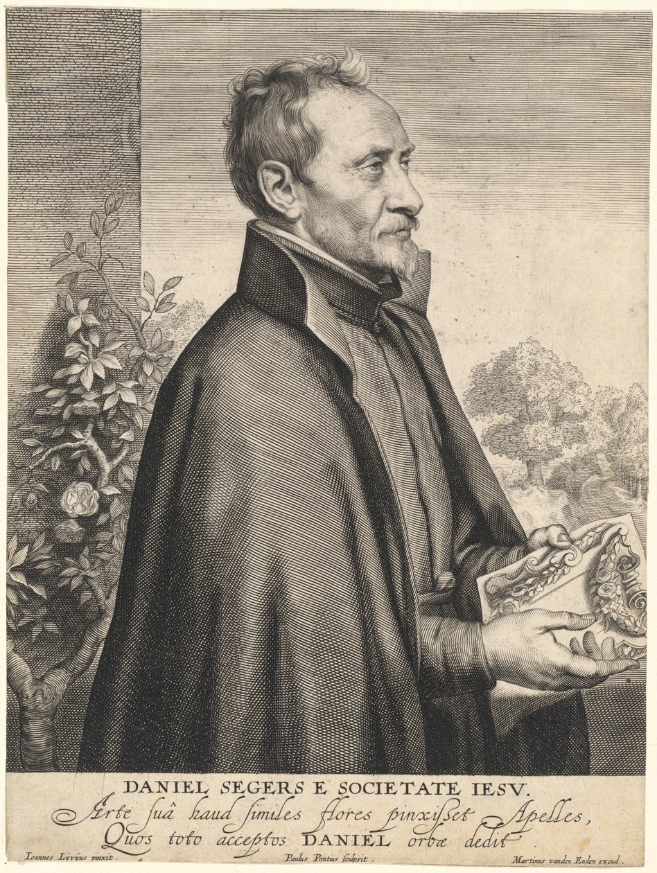 Daniel Segers, jesuitpräst av Paulus Pontius after Jan Lievens