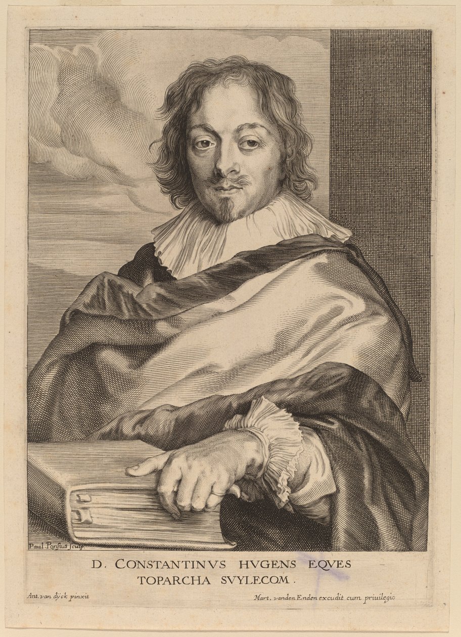 Constantine Huygens av Paulus Pontius after Sir Anthony van Dyck