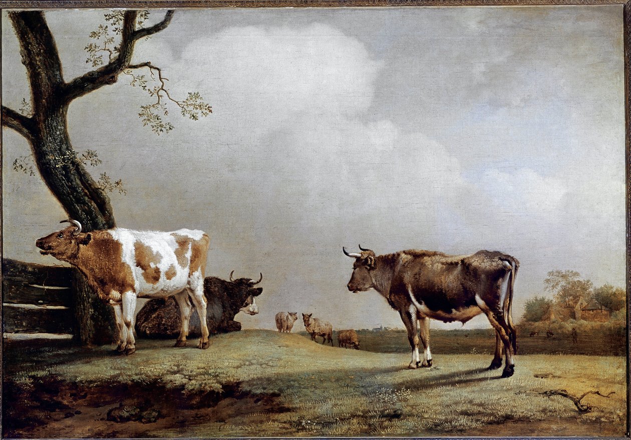 Ängen. (olja på duk av Paulus Potter