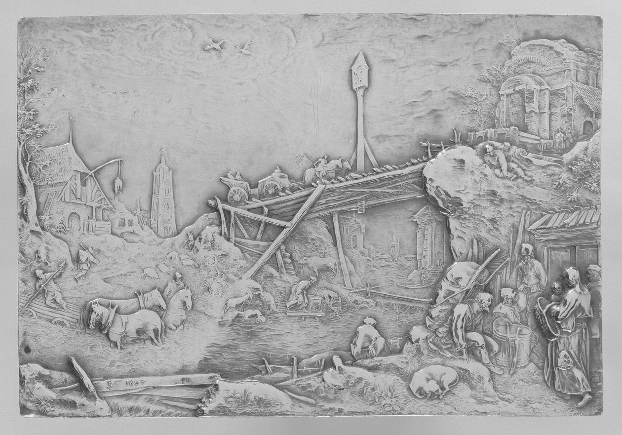 Flodlandskap Rivierlandschap av Paulus Willemsz. van Vianen