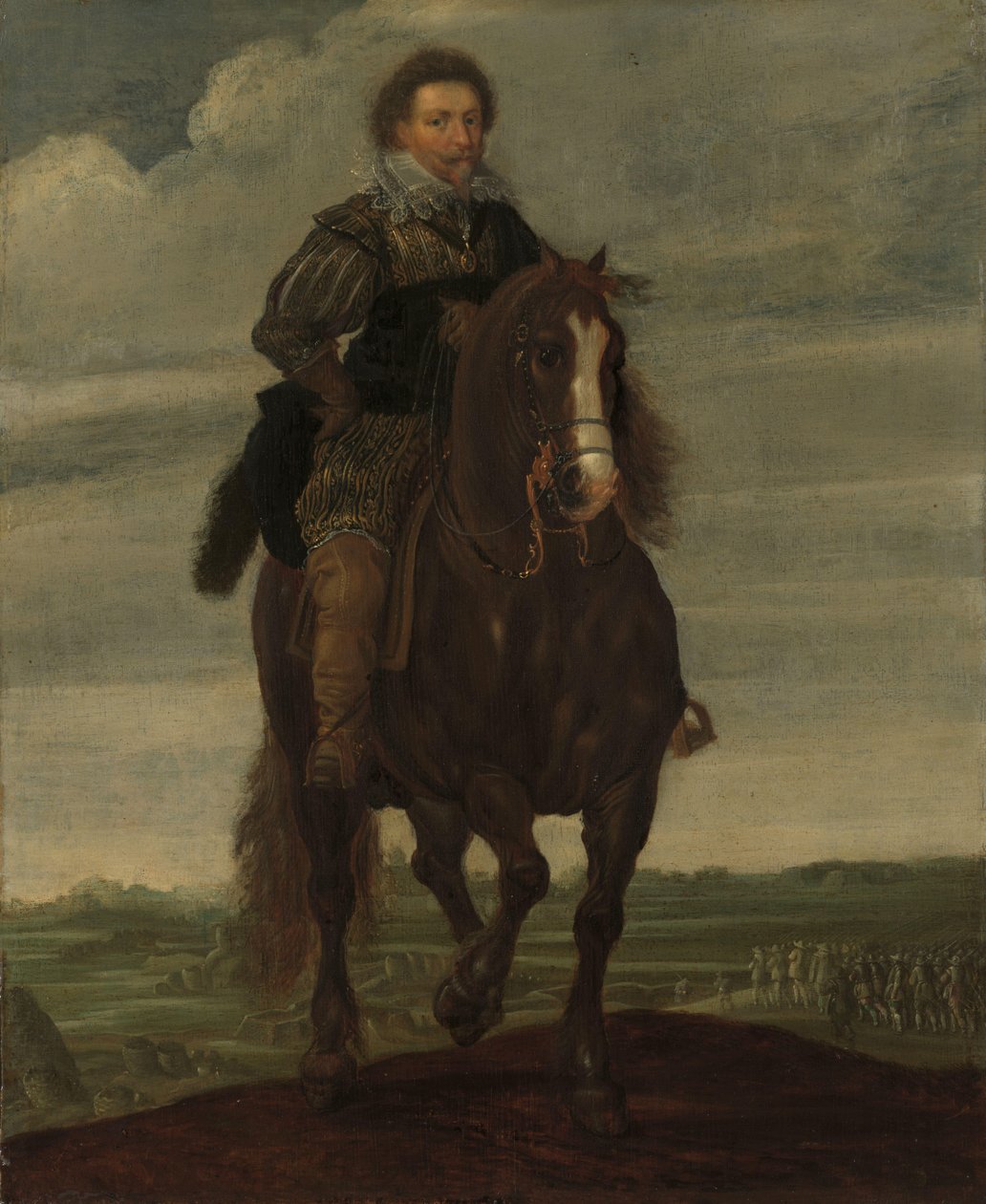 Prins Frederik Hendrik till häst av Pauwels van Hillegaert