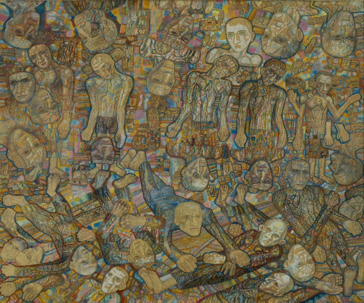 Sammansättning. Razzian, 1938 av Pavel Nikolayevich Filonov