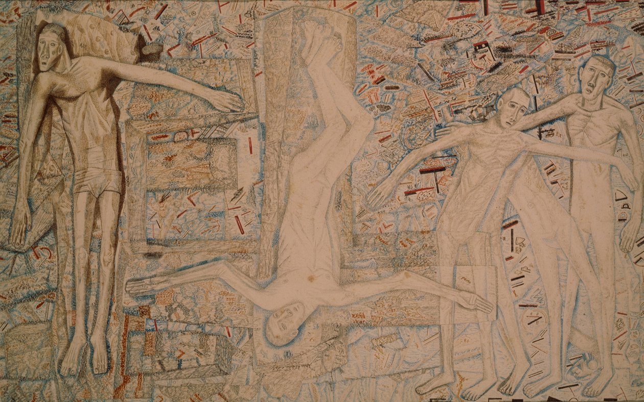 Avrättning, 1912 av Pavel Nikolayevich Filonov