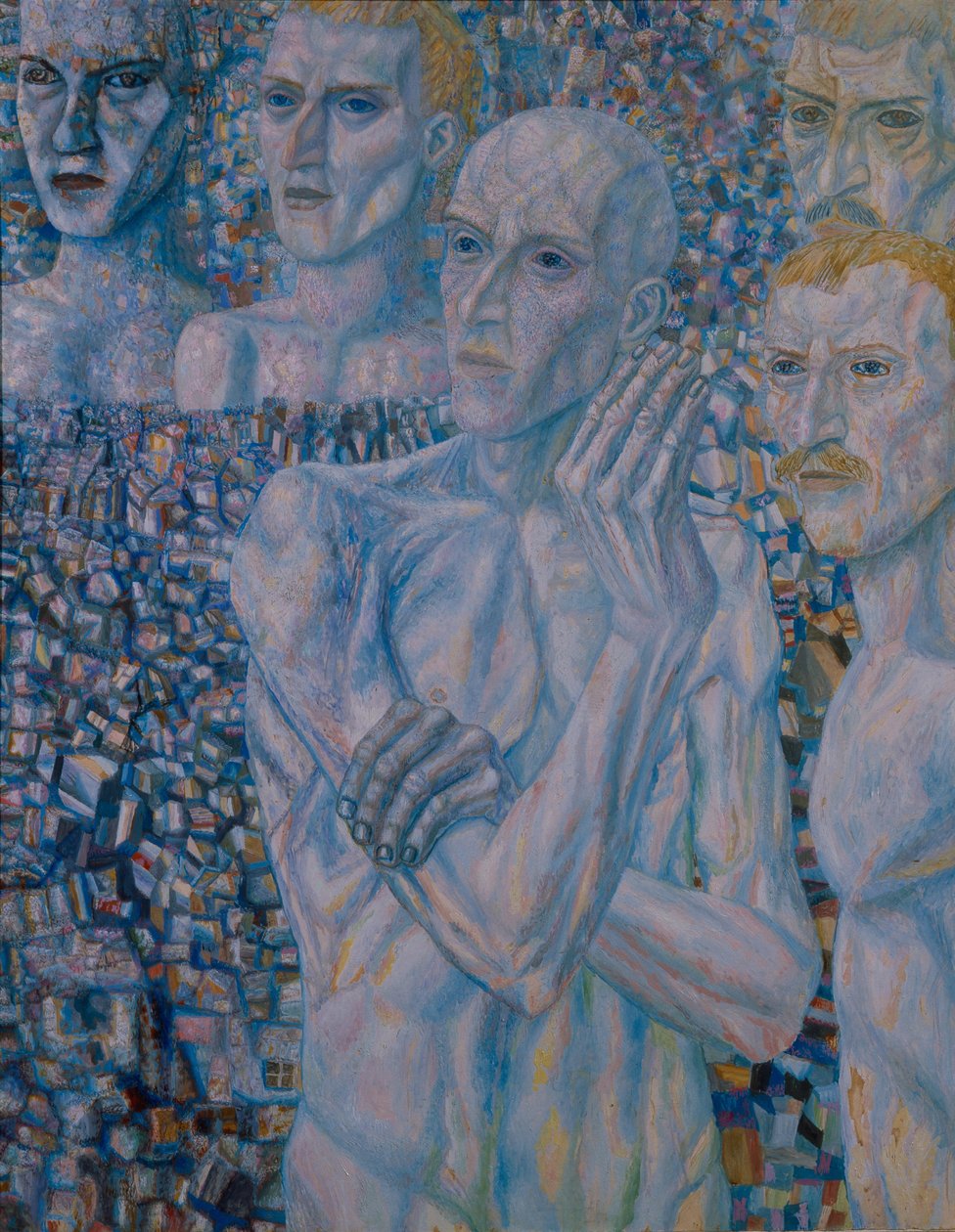 Män, tidigt 1930-tal av Pavel Nikolayevich Filonov