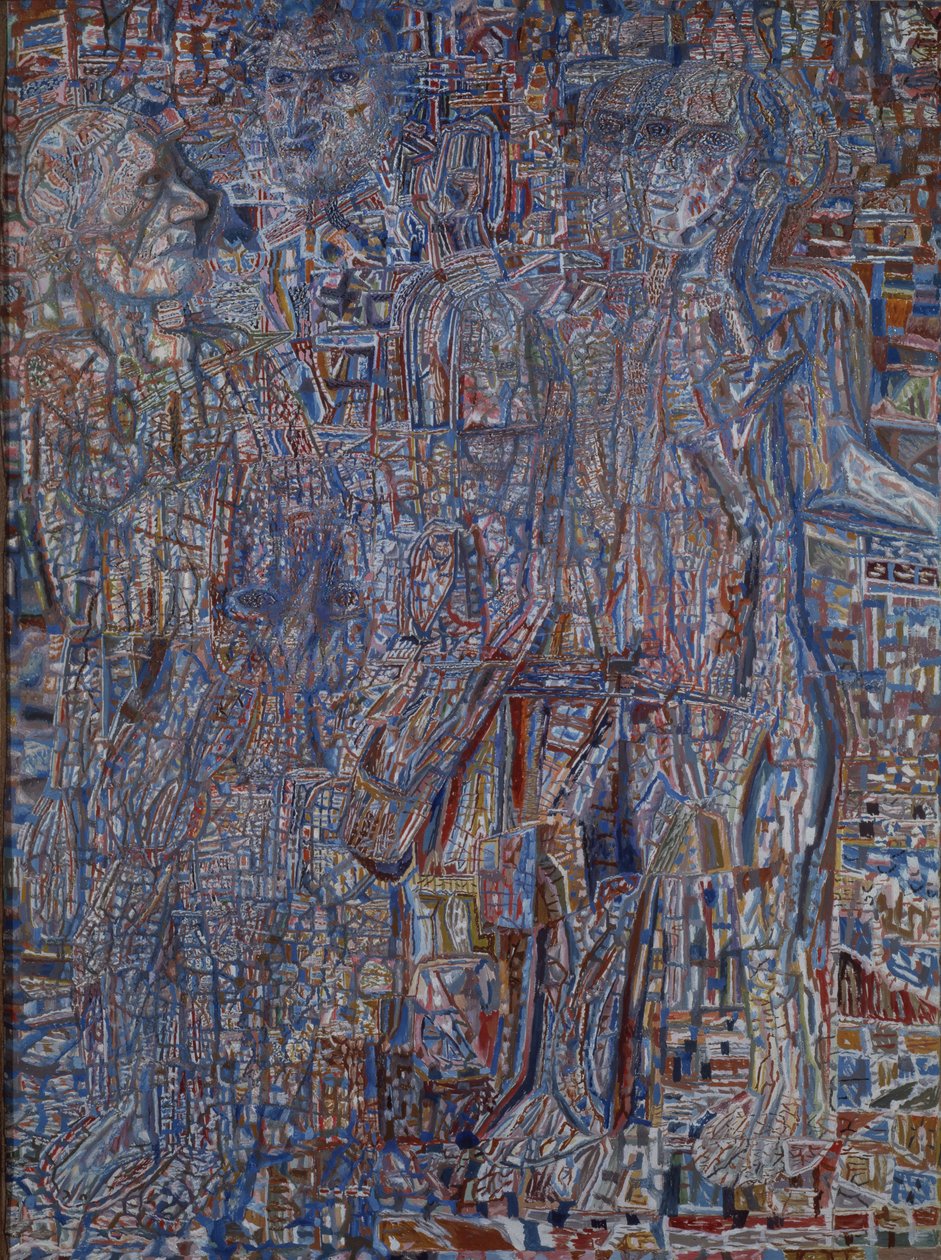 Människor, 1930 av Pavel Nikolayevich Filonov