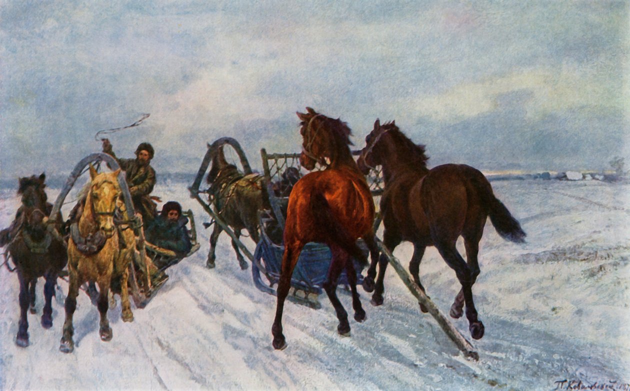 Mötet, 1871, 1965. av Pavel Osipovich Kovalevsky