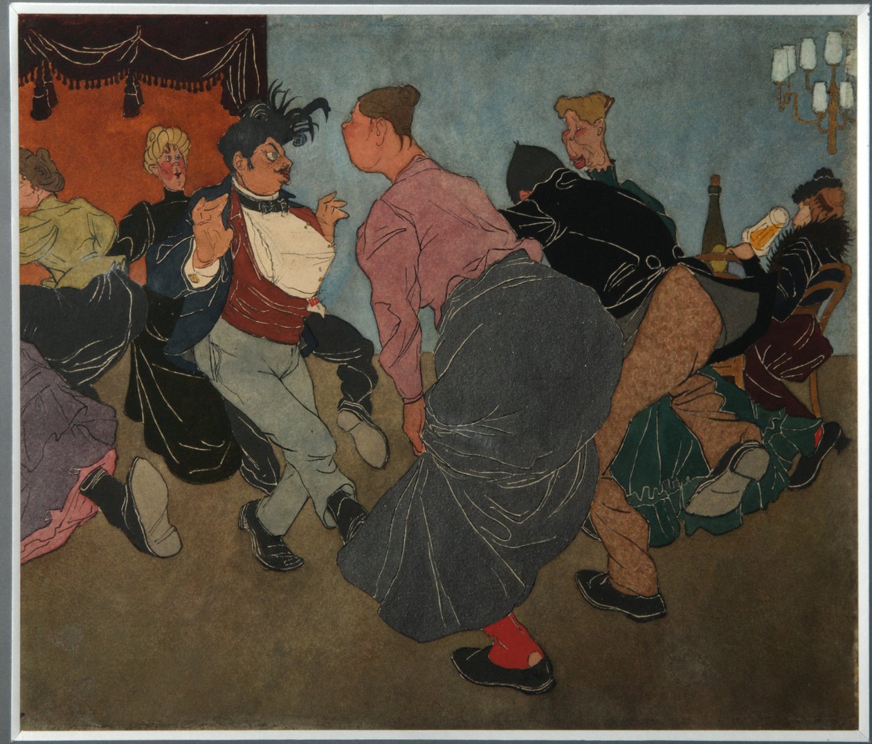 Kafé av Pavel Yegorovich Shcherbov