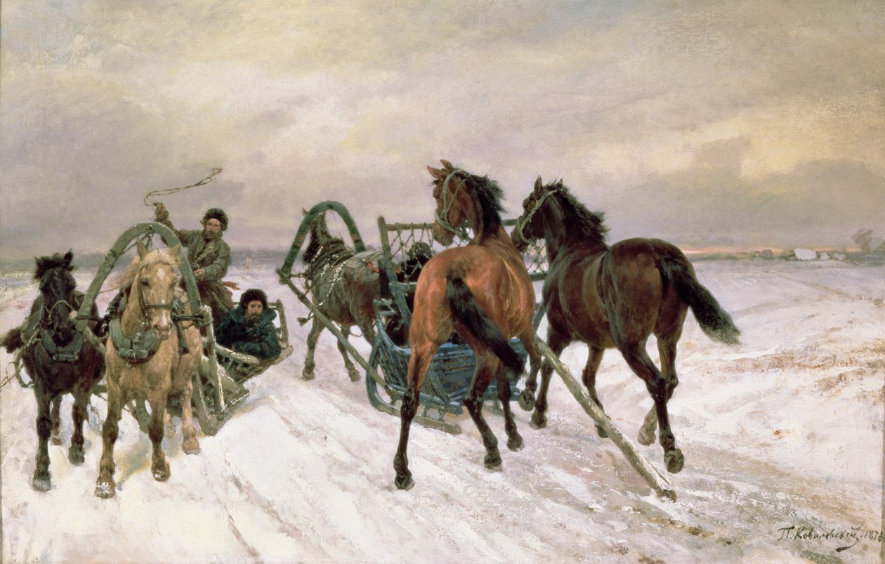 Mötet, 1876 av Pawel Kowalewsky