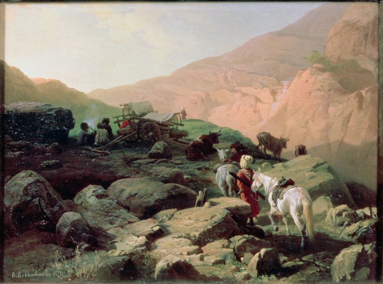 Kaukasus, 1872 av Pawel Kowalewsky