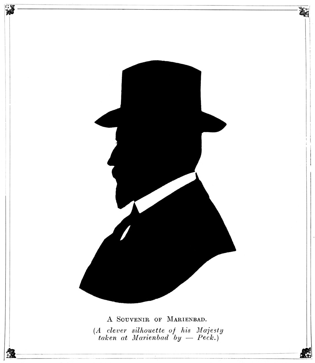 "A Souvenir of Marienbad", 1910. av Peck