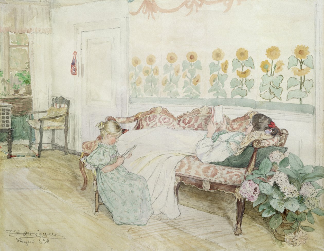 Interiör, 1898 av Peder Severin Krøyer