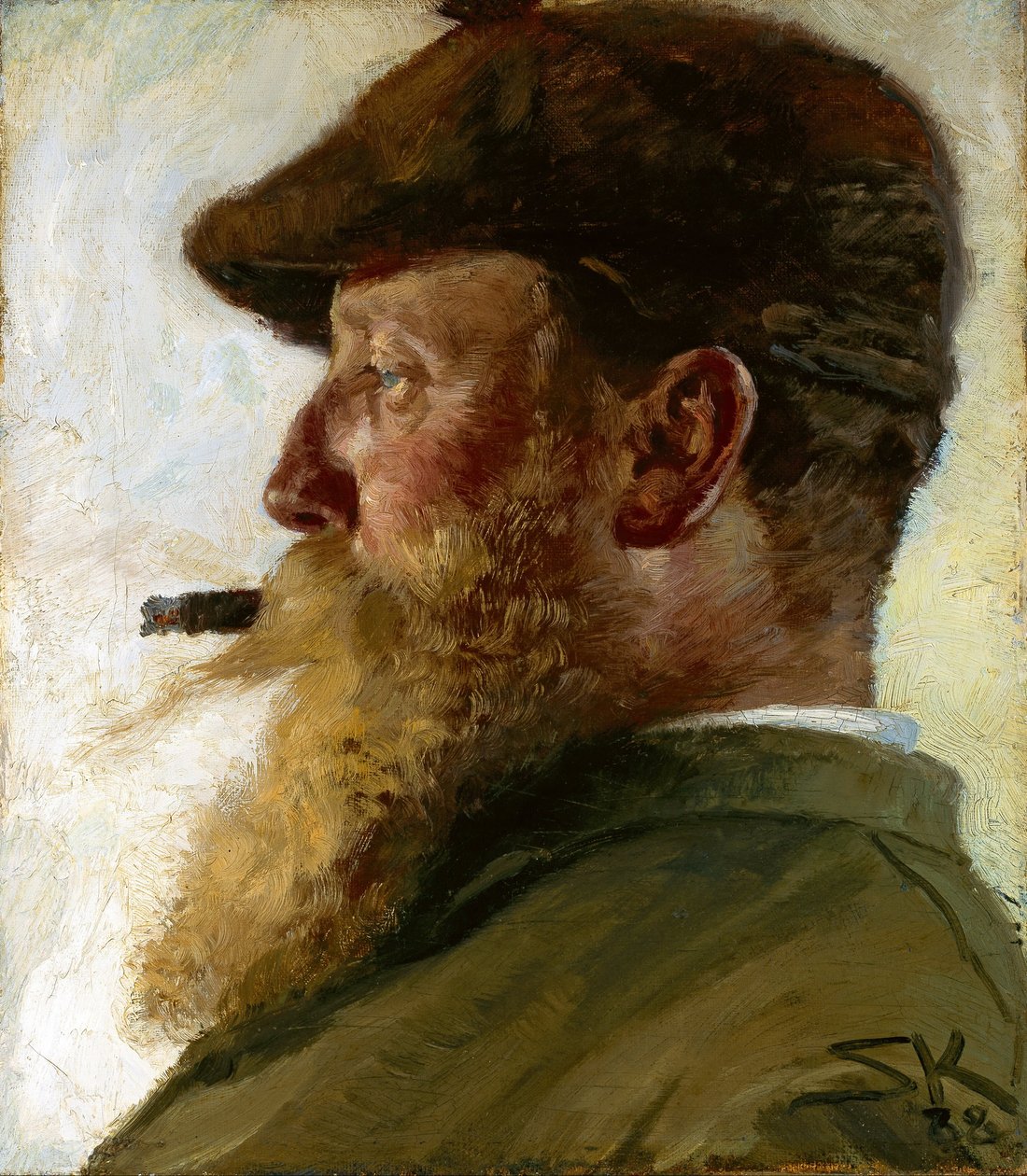 Christian Krohg av Peder Severin Krøyer