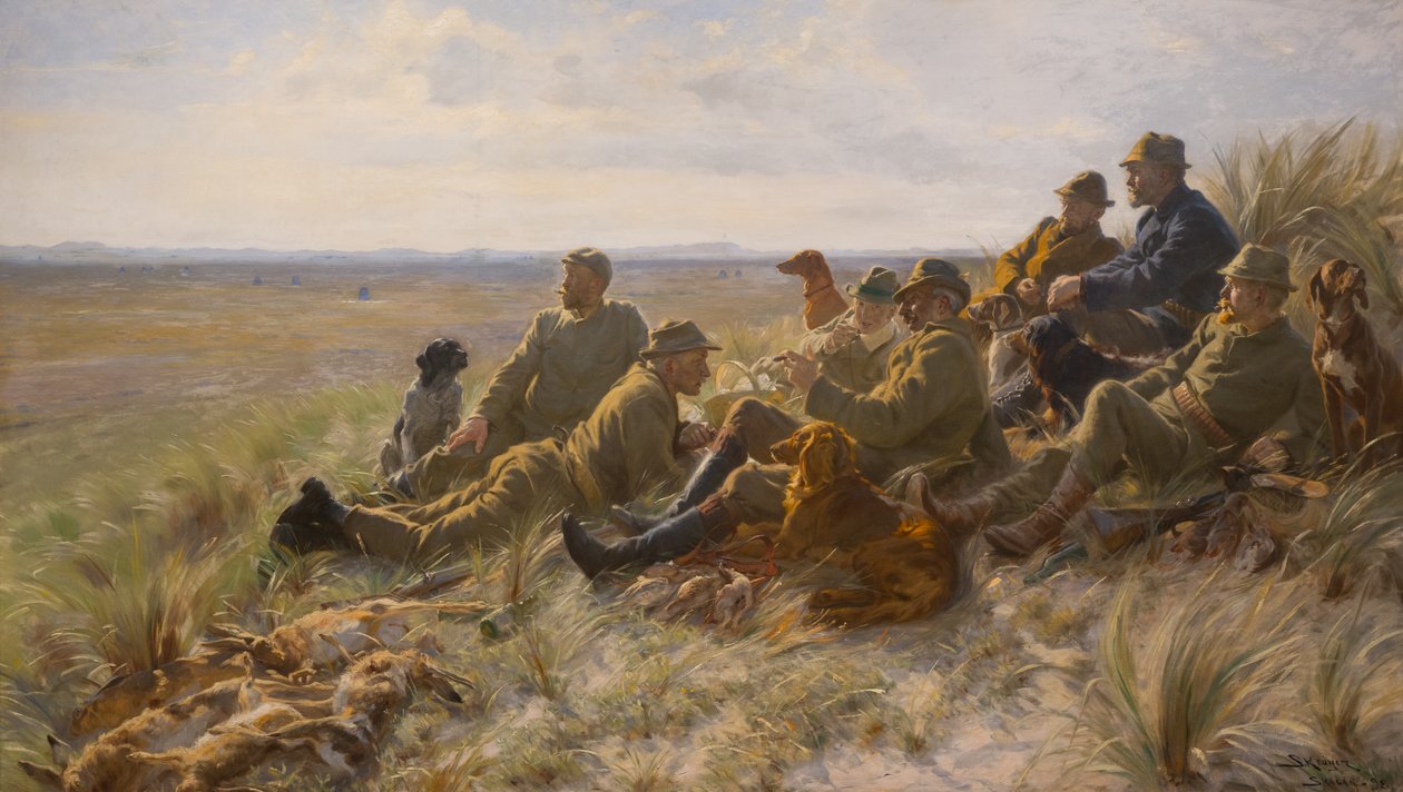 Jägarna i Skagen av Peder Severin Krøyer