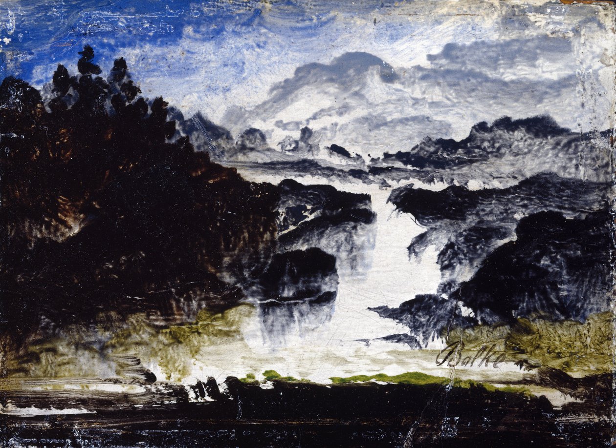 Ett vattenfall av Peder Balke