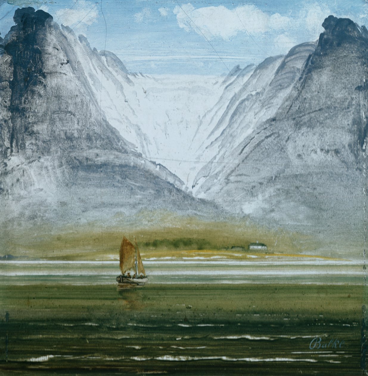glaciär av Peder Balke