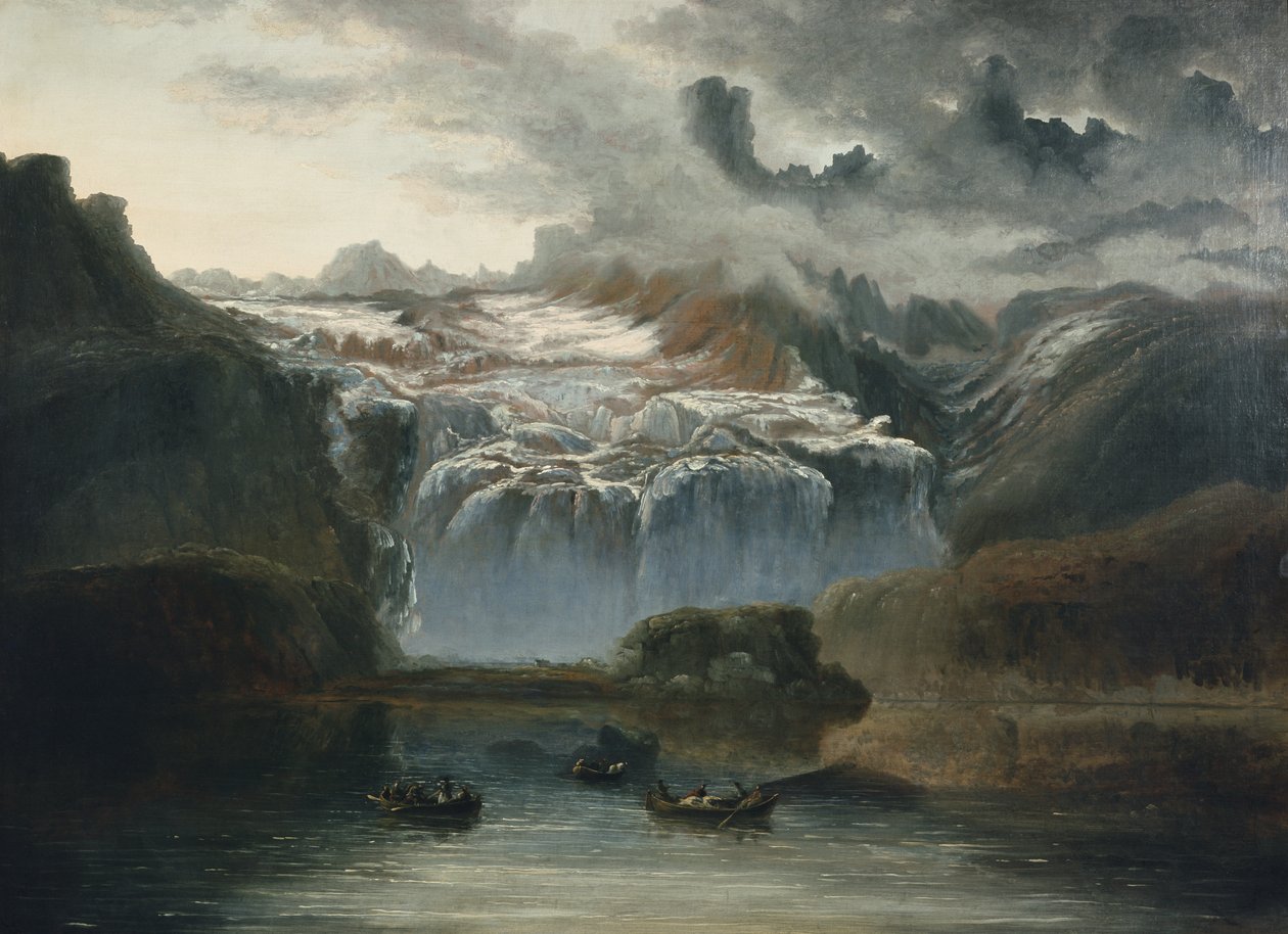 Jostedals glaciär (olja på duk) av Peder Balke