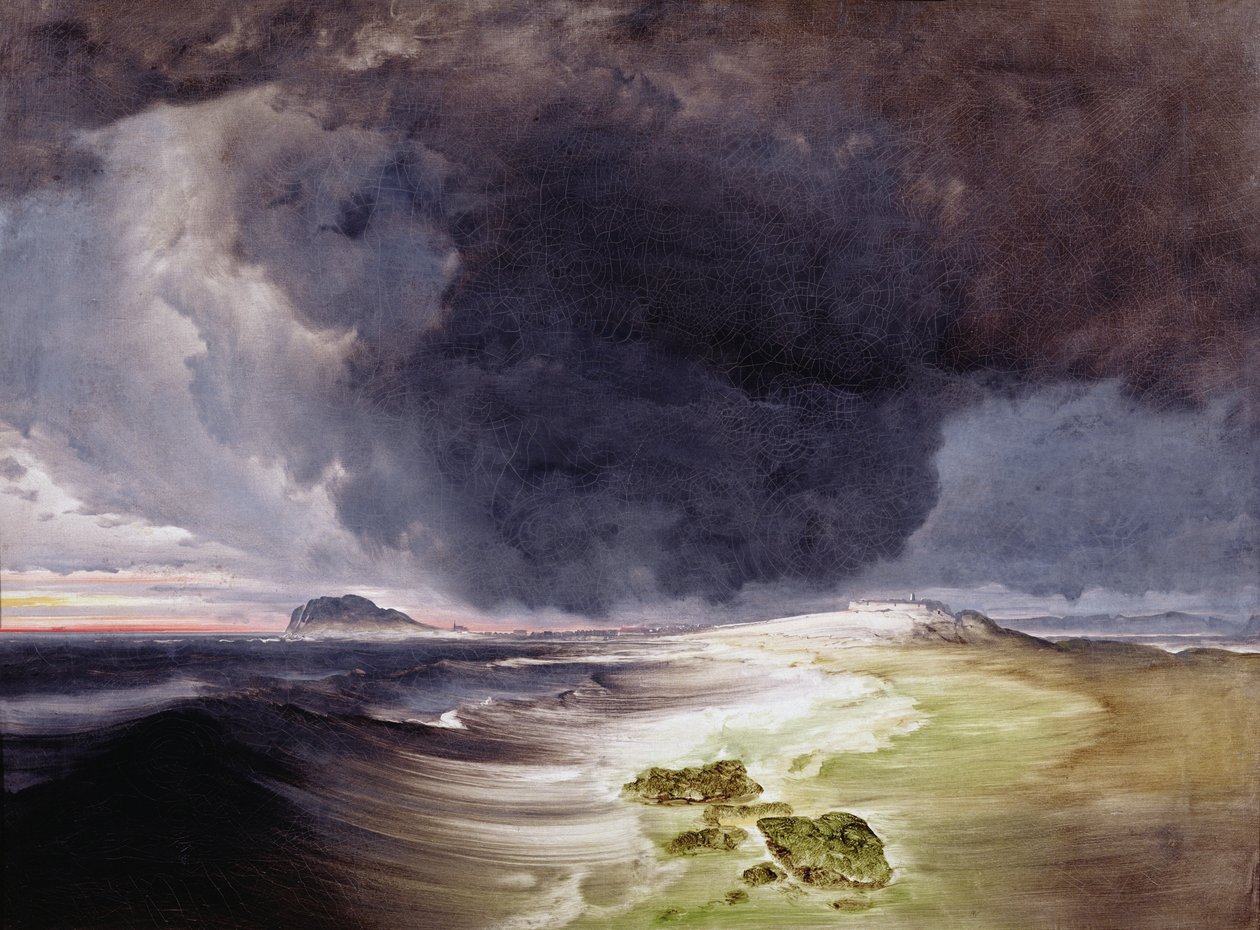 Vardohus fästning (olja på duk) av Peder Balke