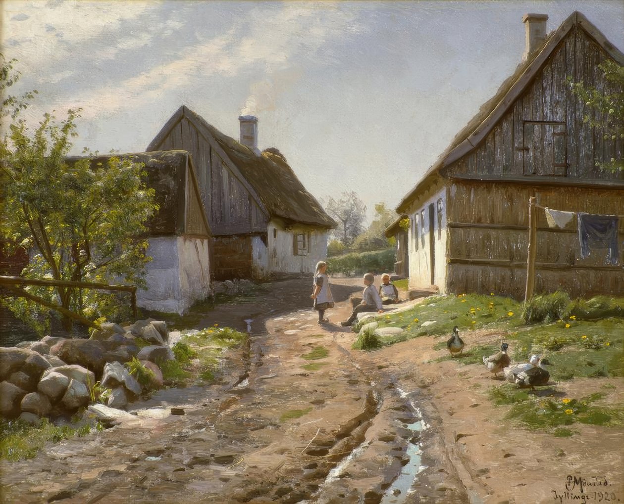 På gården av Peder Monsted