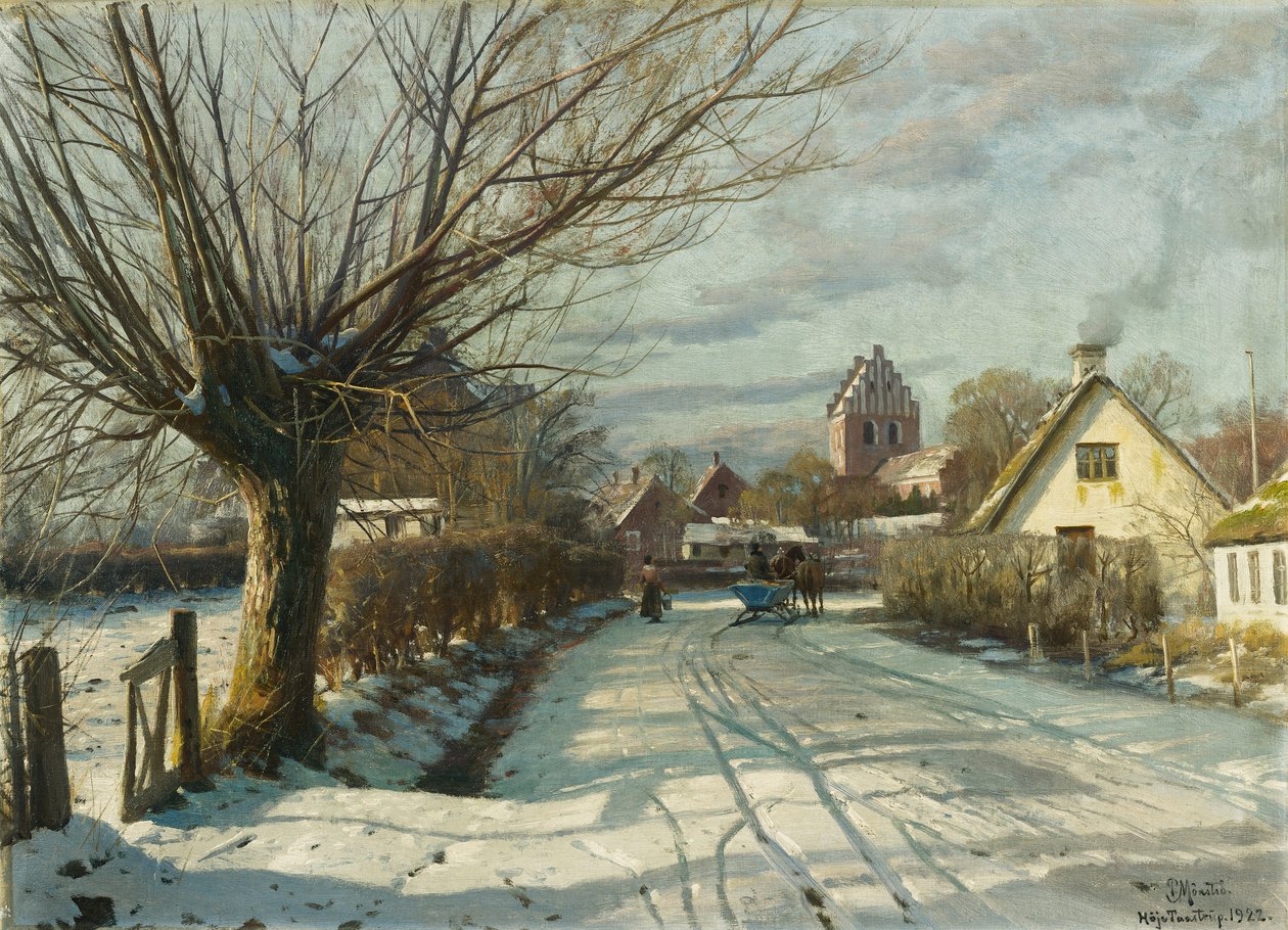 Hoje Taastrup kyrka, utanför Köpenhamn av Peder Monsted