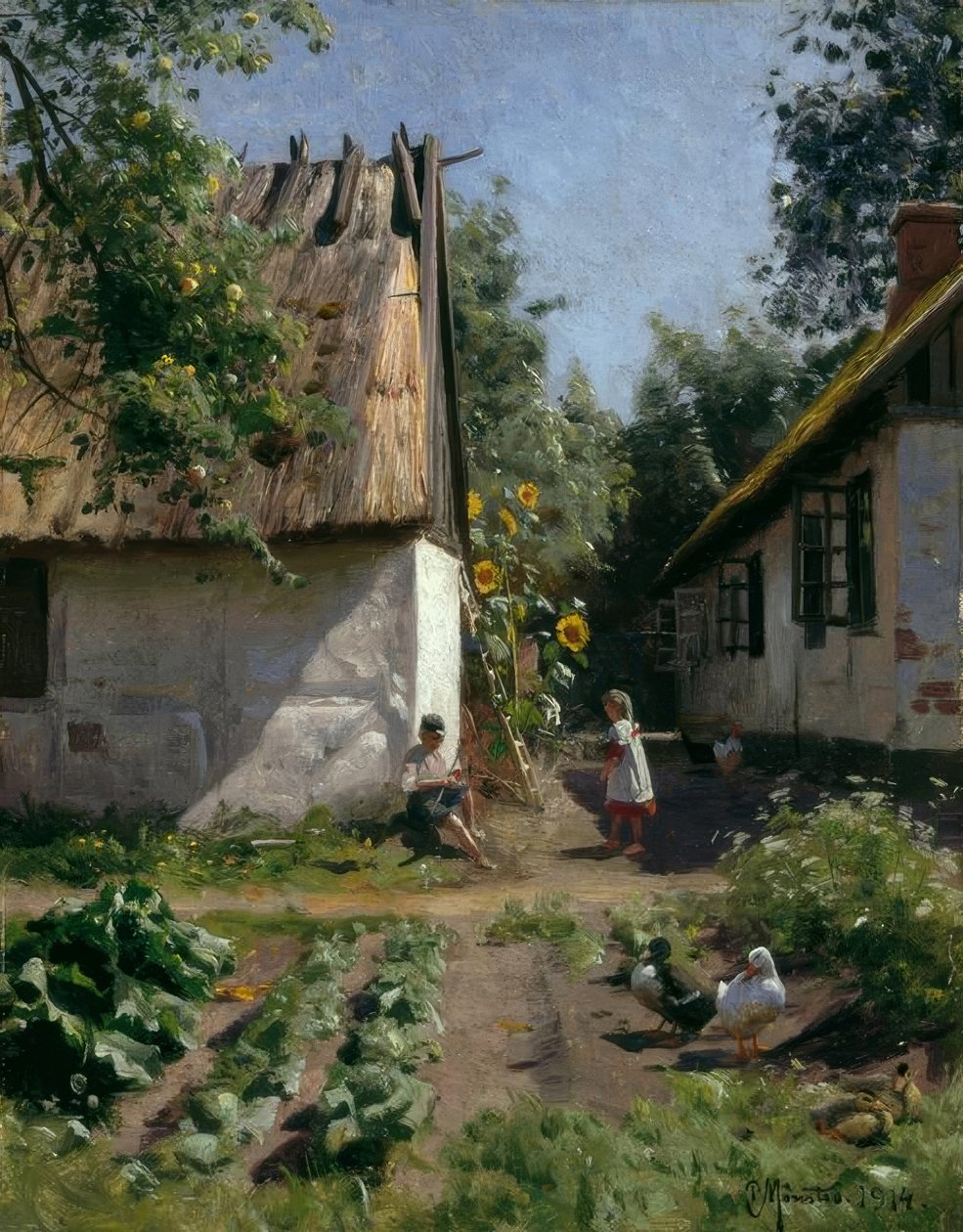 Sommardag av Peder Monsted