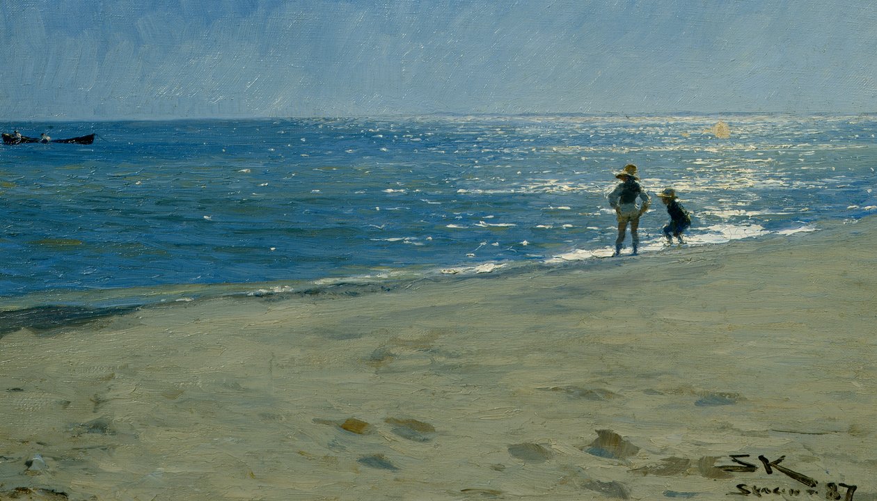 Solglittrar över havet, Skagen av Peder Severin Krøyer