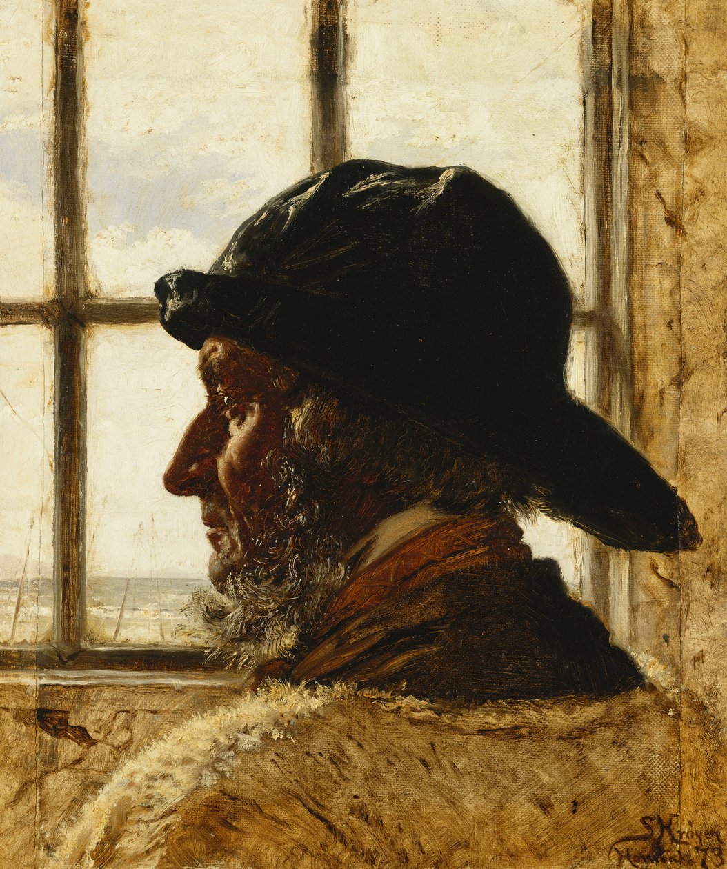 Den gamle fiskaren, 1873 av Peder Severin Krøyer