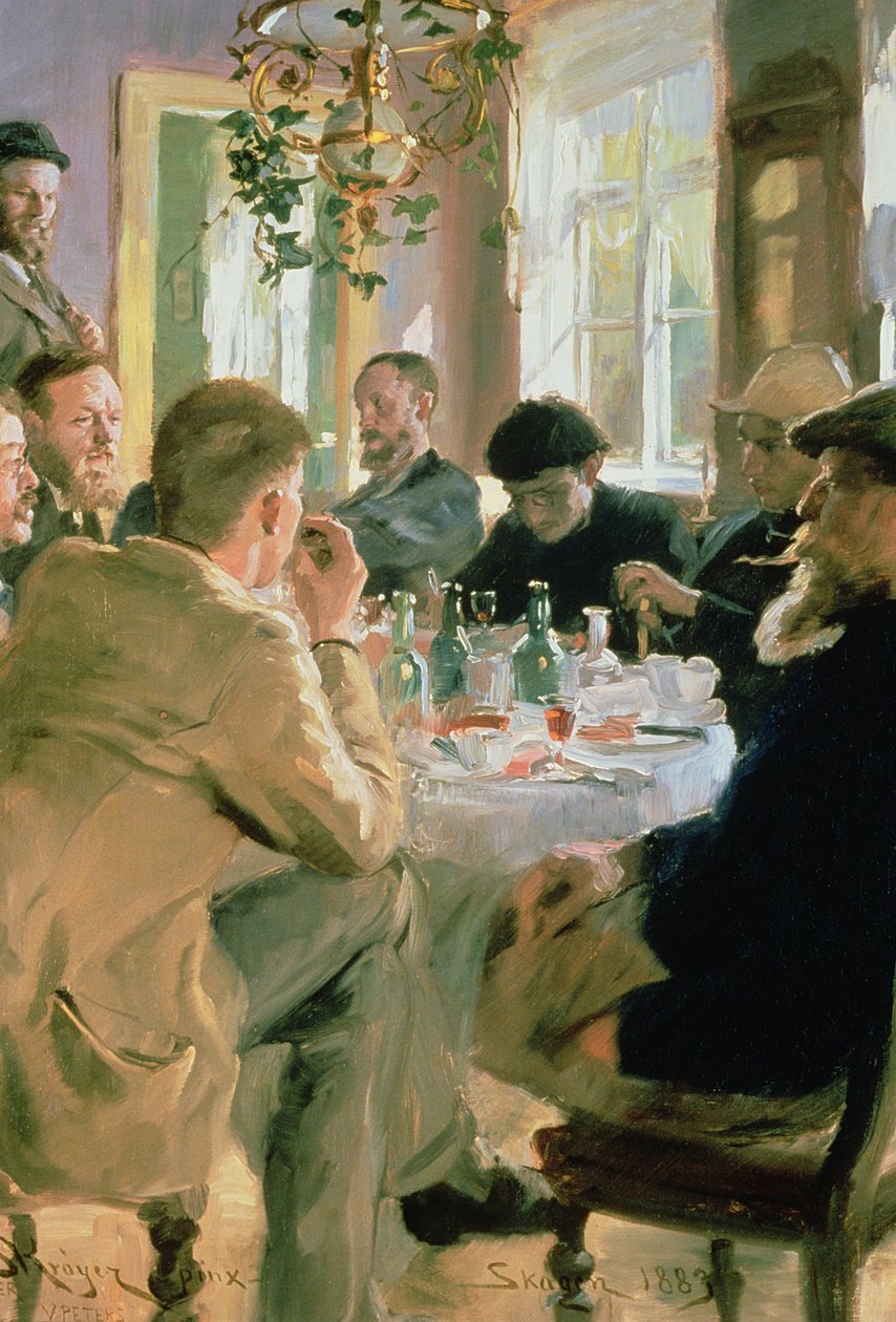 Lunchtid, 1883 av Peder Severin Krøyer