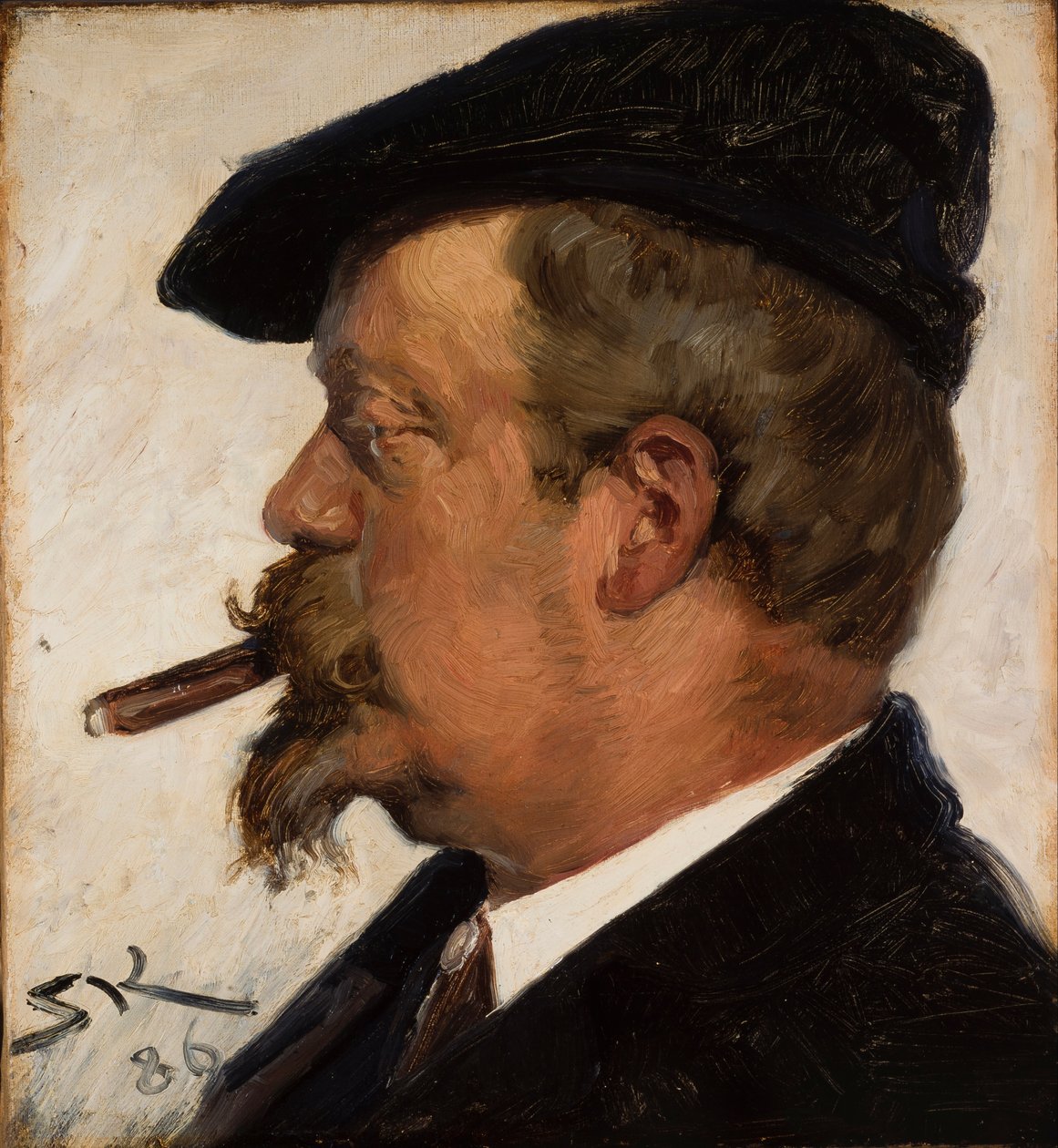 Porträtt av Vilhelm Rosenstand av Peder Severin Krøyer