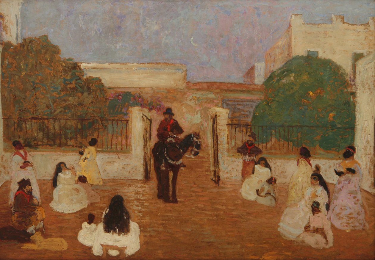 Gaucho Candioti av Pedro Figari