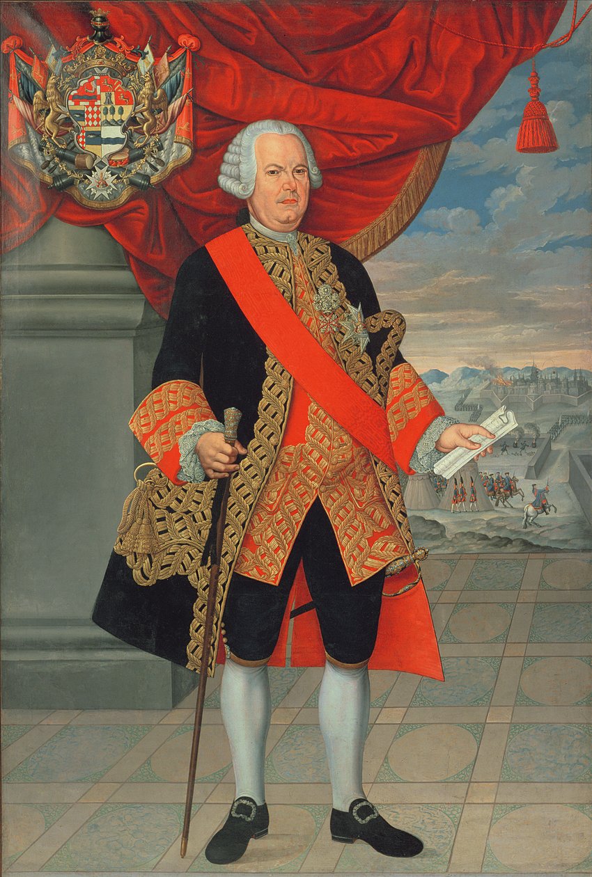 Manuel de Amat og Juniet swed av Pedro Jose Diaz
