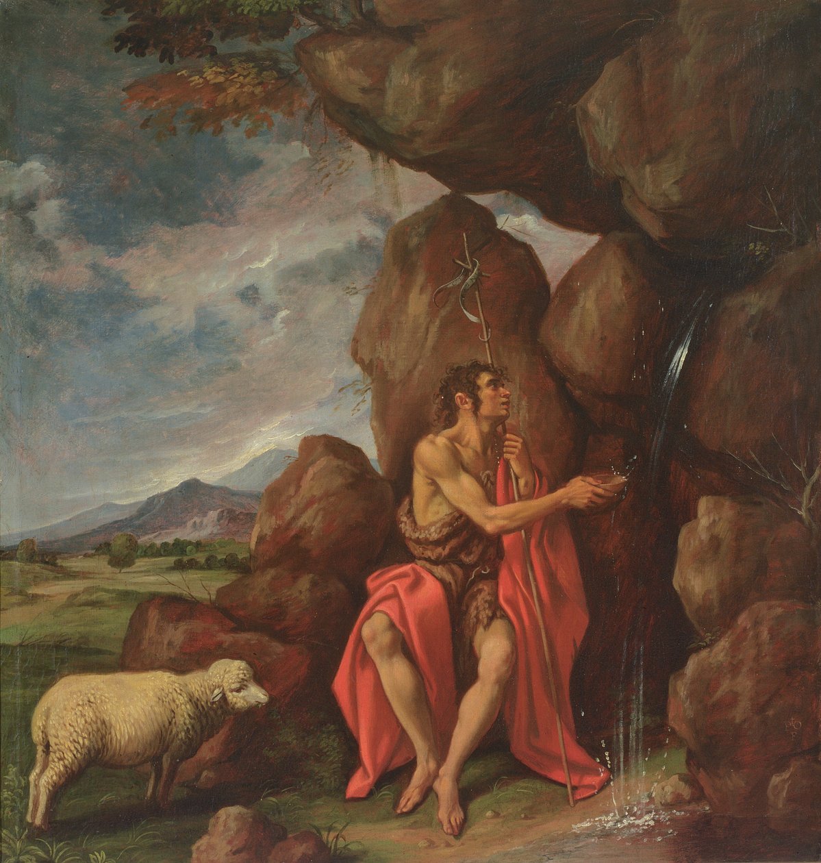 Johannes Döparen i öknen av Pedro Orrente