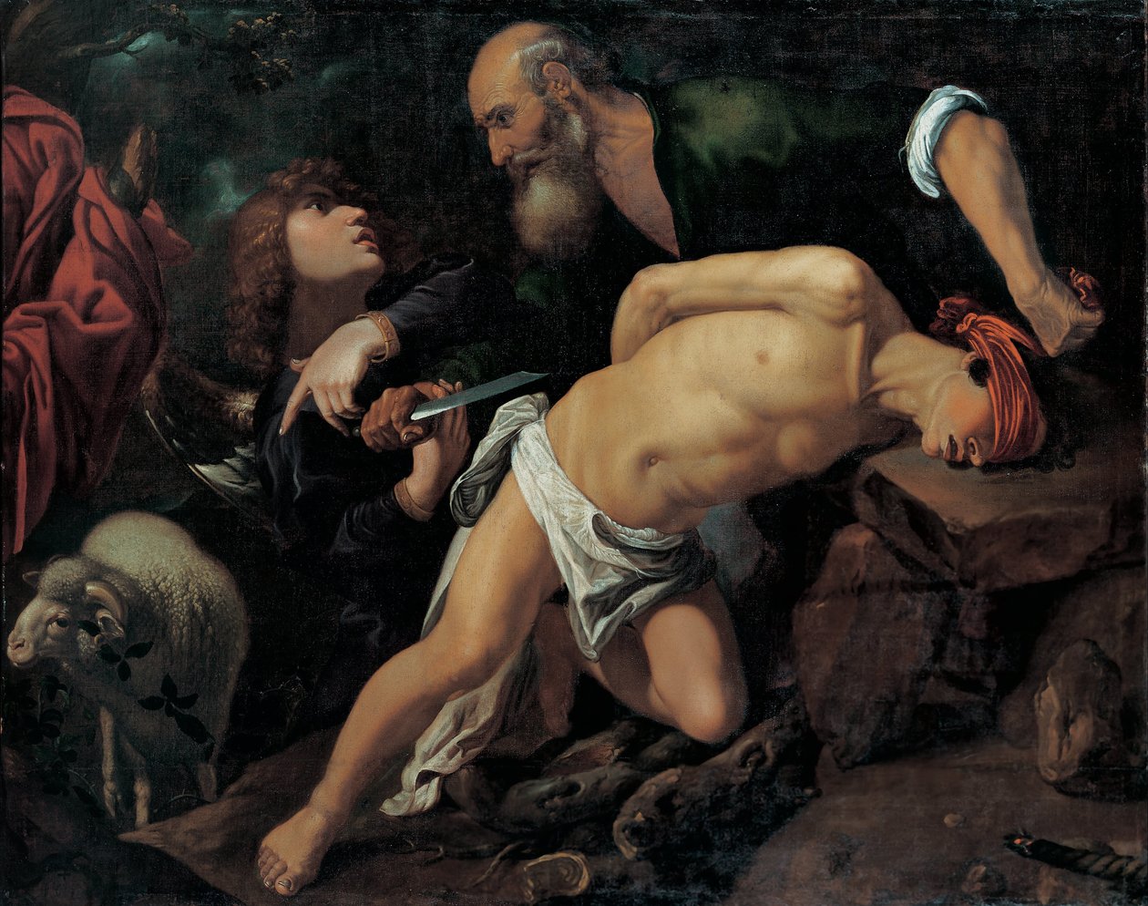 The Sacrifice of Isaac av Pedro Orrente
