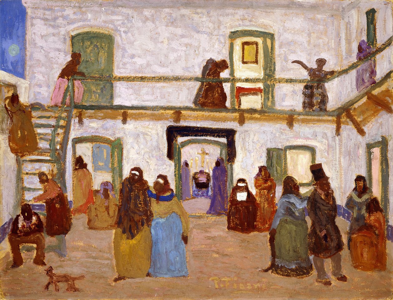 Bestörtning; Konsternation av Pedro Figari