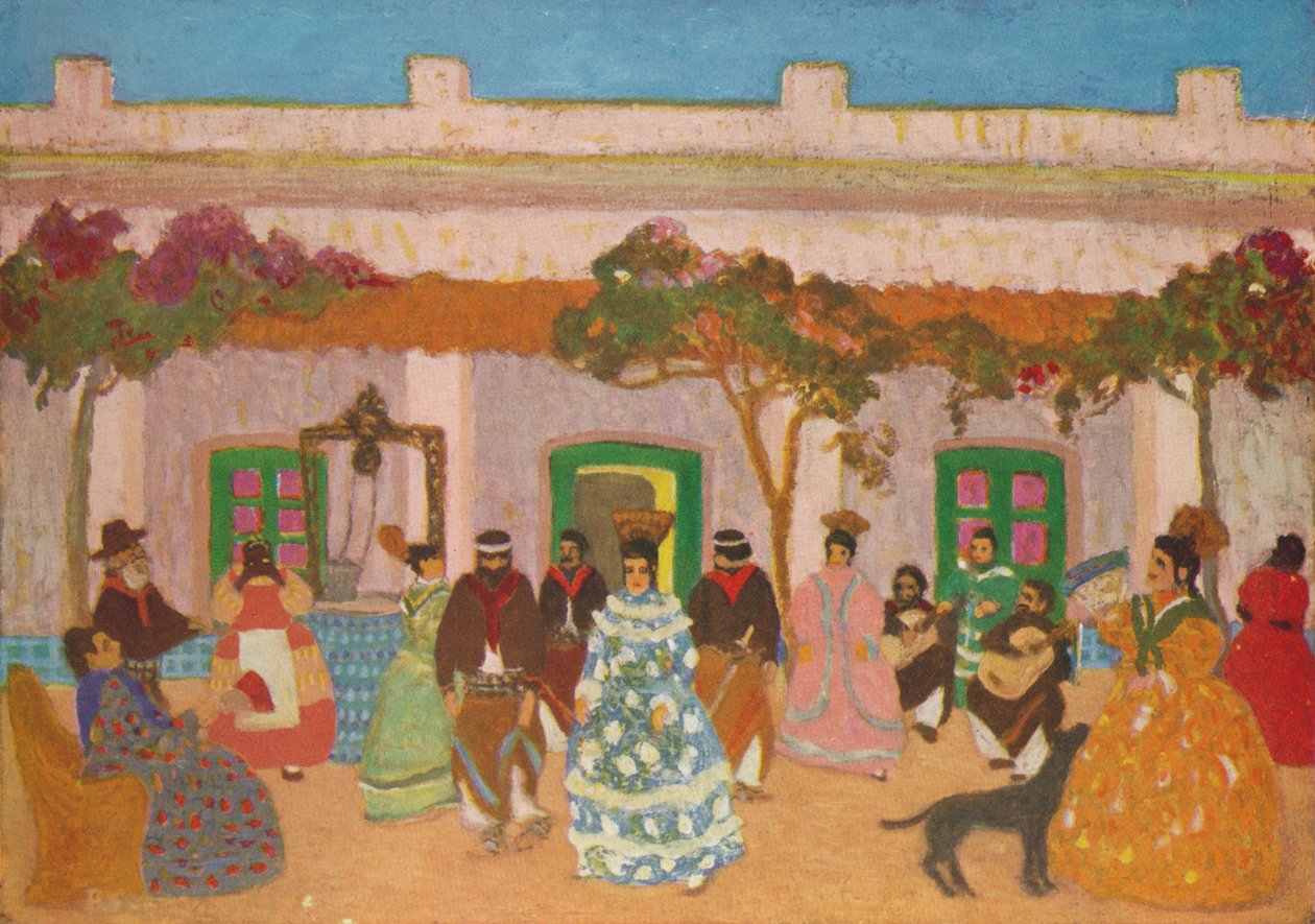 Kreolsk dans, 1926 av Pedro Figari