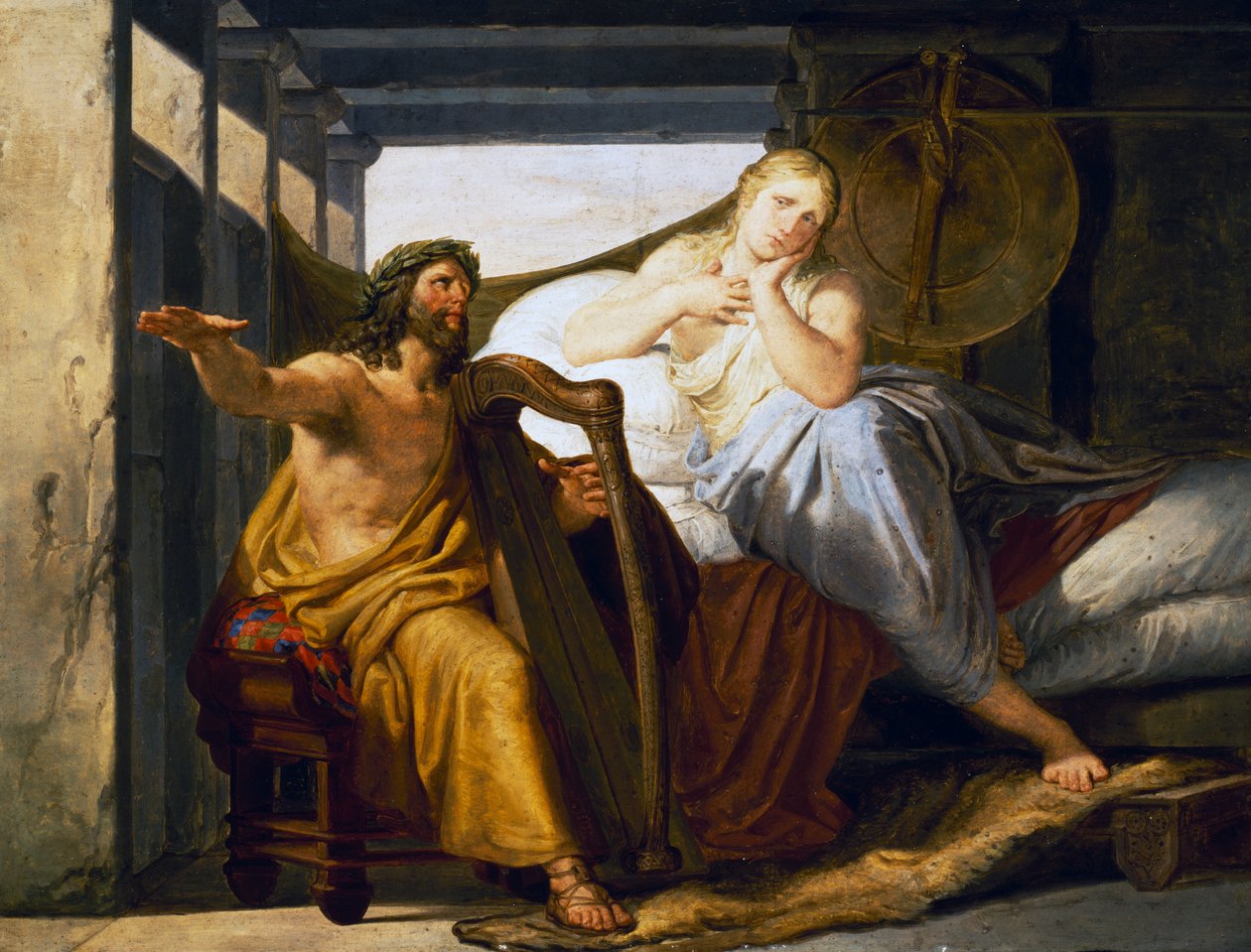 Ossian och Malvina av Pelagio Palagi
