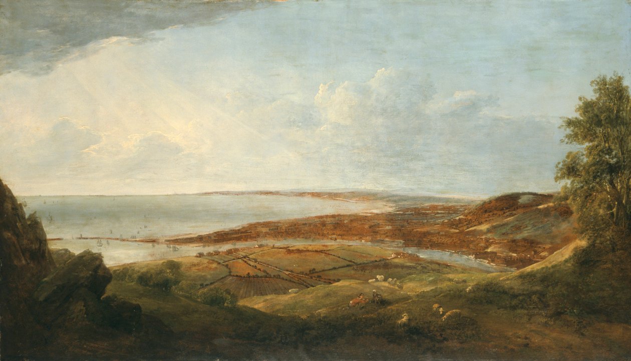 Swansea, c1830. av Penry Williams