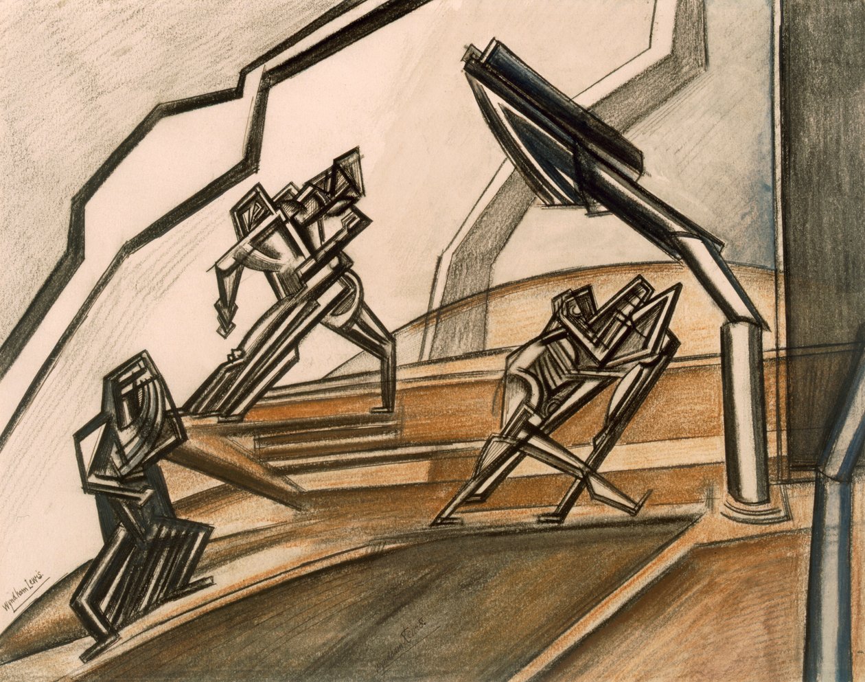 Strid nr 2. av Percy Wyndham Lewis