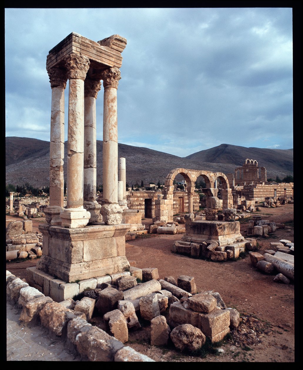 Utsikt över staden, 705-710 e.Kr av Period Umayyad