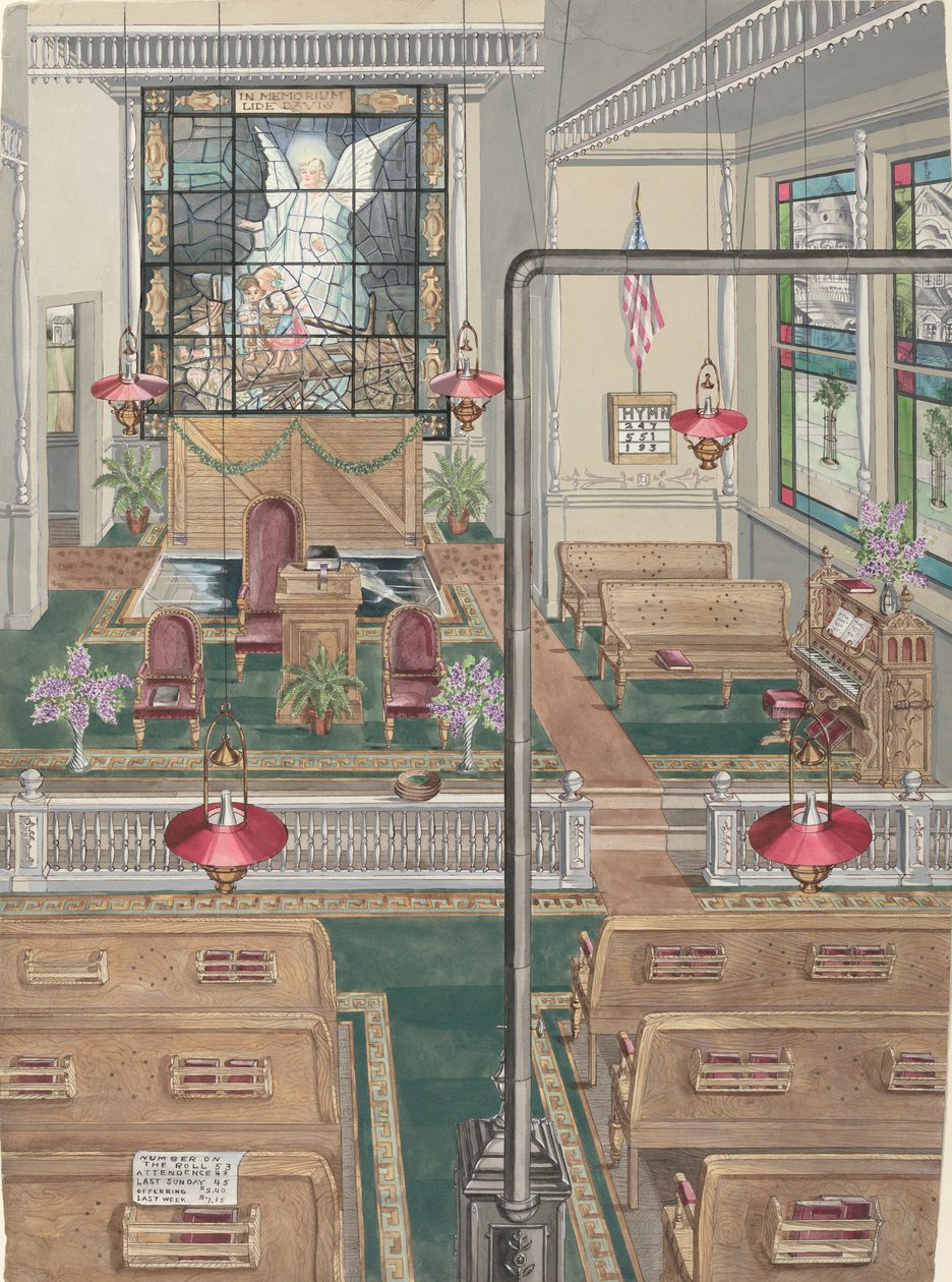 Baptistkyrkan, 1901 av Perkins Harnly
