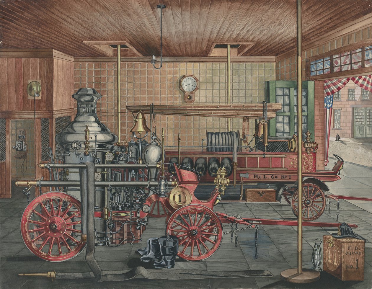 Brandstation, 19351942. av Perkins Harnly