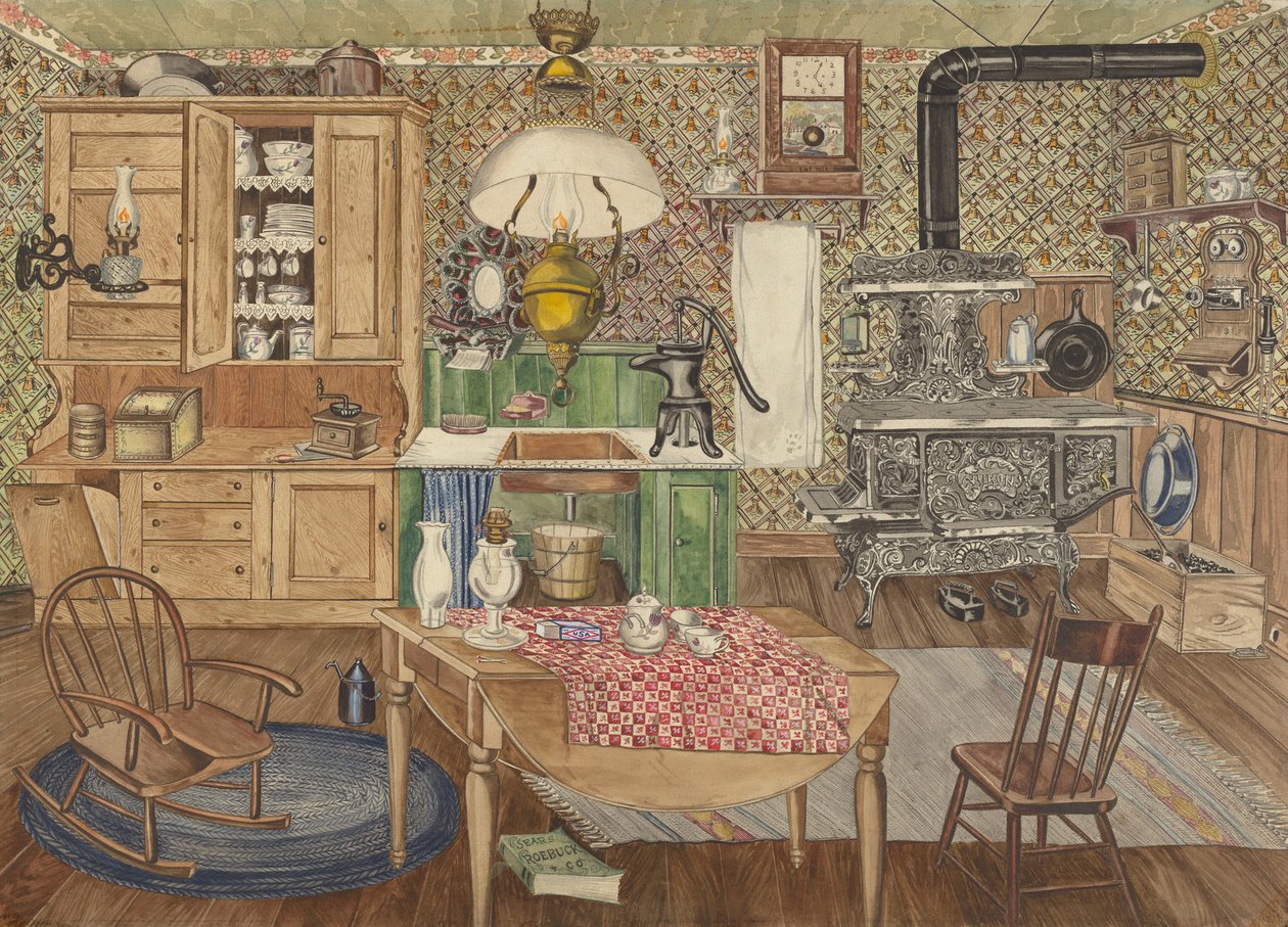 Lantligt kök, 19351942. av Perkins Harnly