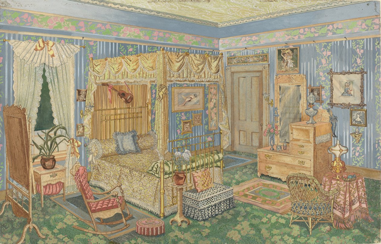 Kvinnans sovrum, 19351942. av Perkins Harnly