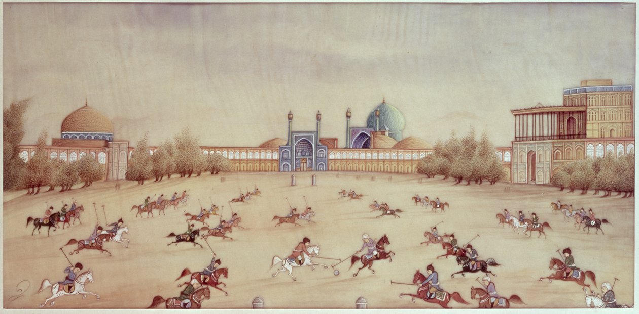Polo katika Isfahan swed av Persian School