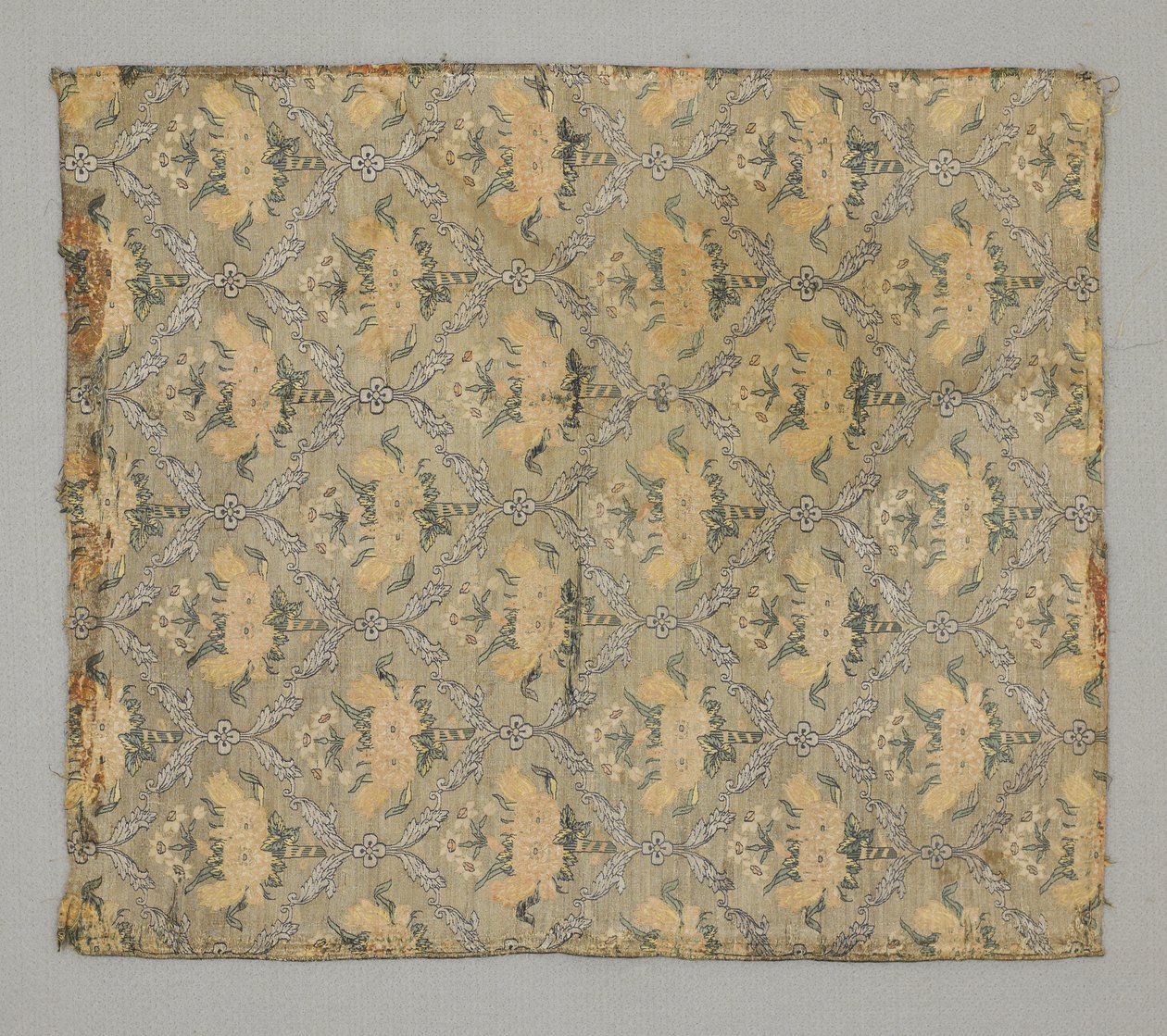 Fragment, blommig ogival upprepning av Persian School