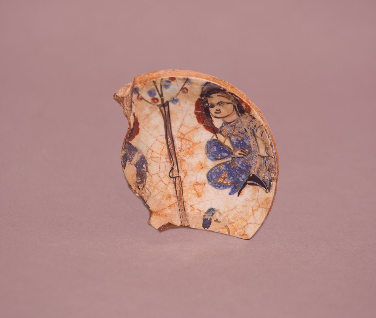 Keramikfragment (keramik) av Persian School
