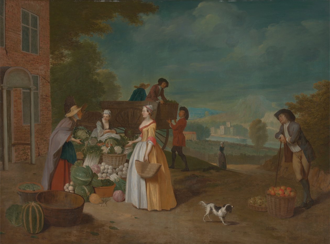 The Vegetable Seller  av Peter Angellis